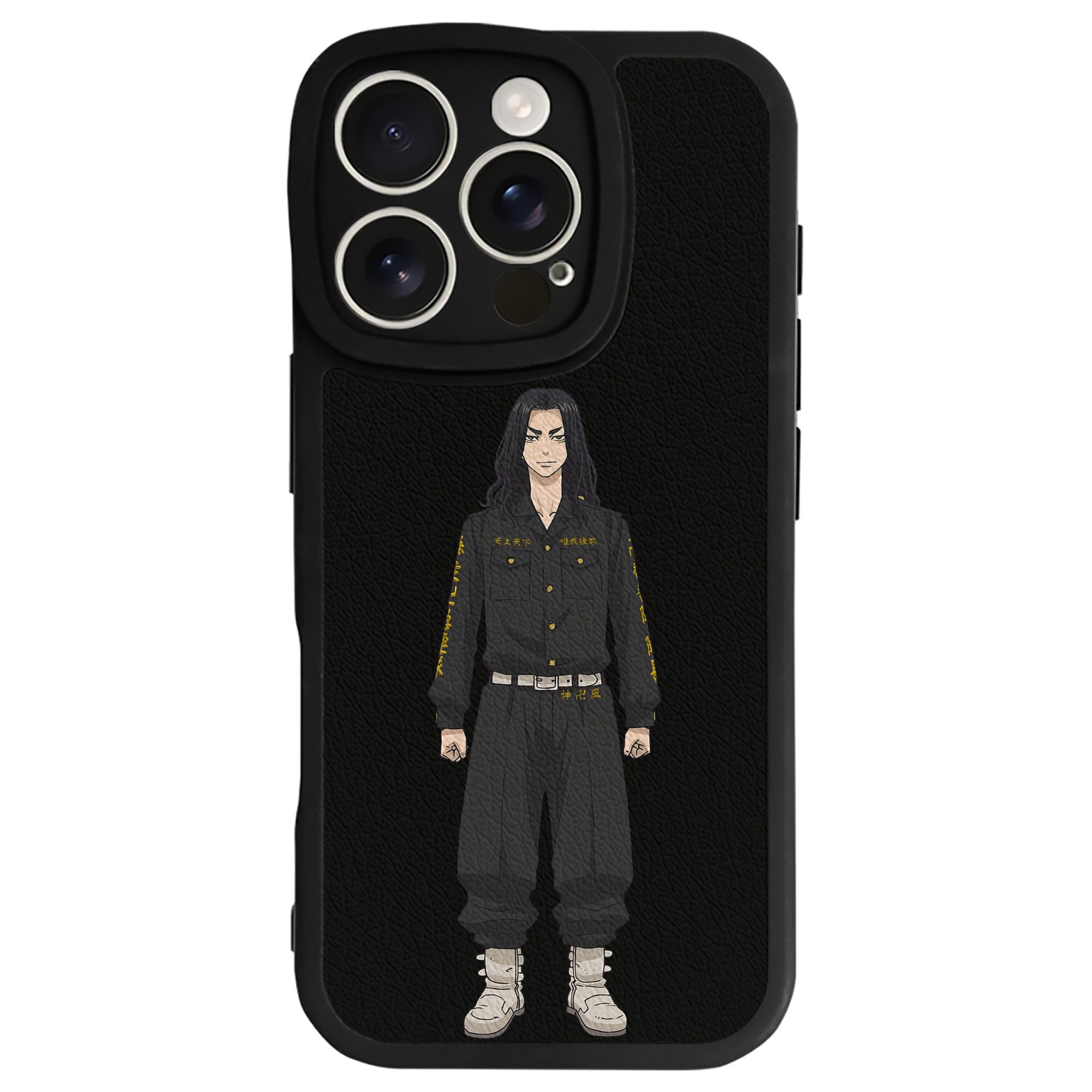 （画像用） 東京リベンジャーズ Tokyo Revengers 【iPhone 16シリーズ対応】シリコンスマホケース（レザー調） 材質：シリコン